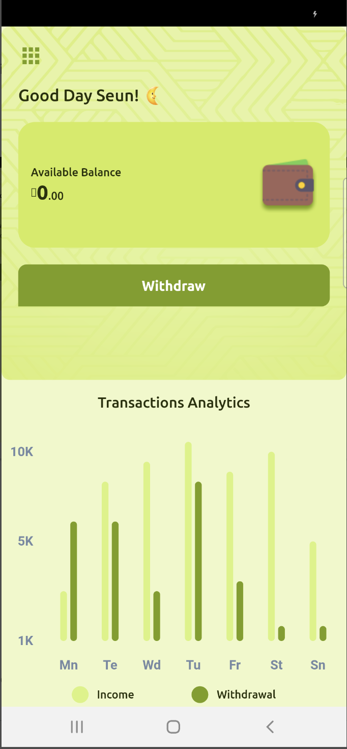 Screenshot of Gopaii app
